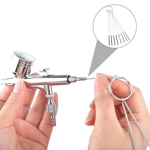 Image of 8 Pack Carburetor Cleaning Kit, Torch Tip Carb Dirt Remove Cleaner Set, Throttle Body Dirt Cleaner for Chainsaw Gas Orifices Welding Motorcycle ATV Carburetor Jet Stove Nozzles Shower Heads