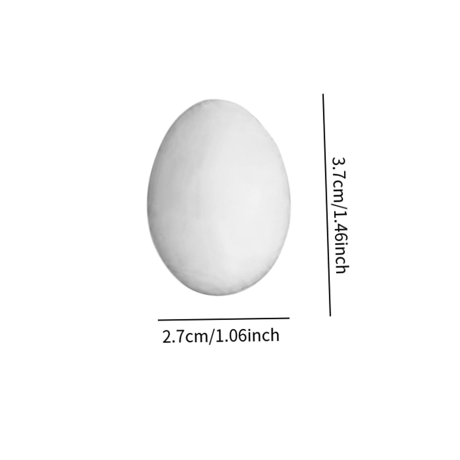 ????? 20 Pieces Solid Simulation Pigeon Eggs Dove False Egg for Birds for Pigeon Hatching