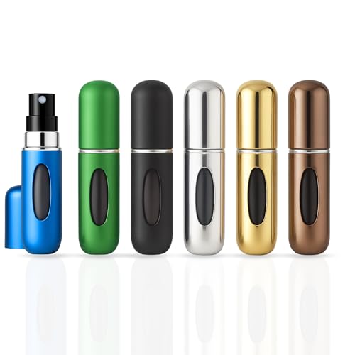 YUME 6 PCS 5ML Atomizador Perfume Recargable, Mini botella...