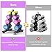 TomCare 4 Tier Dumbbell Rack Stand Only, Weight Rack for Dumbbell Set (5-15 LB) Home Gym Storage Rack for Weights Metal A-Frame Strength Training Dumbbell Racks with Handle (Dumbbells not Included)