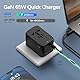 Huafeliz Universeller Reiseadapter, GaN-Ladegerät 65 W, internationaler Steckeradapter mit 3 USB-C PD und 1 USB-A QC, Reiseladegerät mit weltweitem US/EU/UK/AU-Steckeradapter