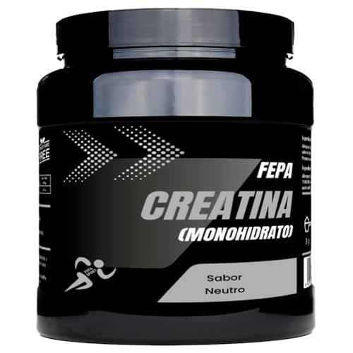 FEPA-CREATINA Monohidrato Micronizada 500g Neutra – 86 porciones - Suplemento Deportivo para Energía, Fuerza, Resistencia y Recuperación Muscular – Creatina Pura de Alta Absorción