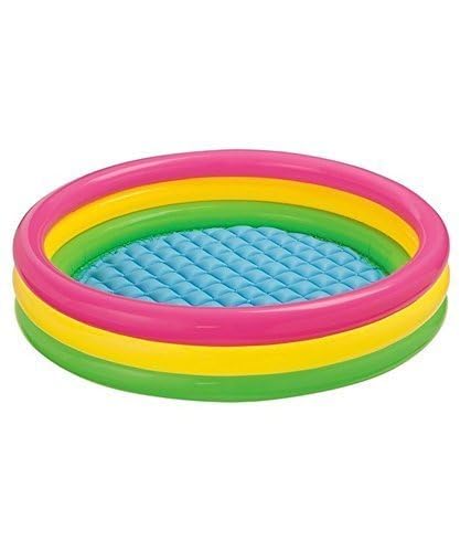 HEBEZON 2 Feet Baby Inflatable Pool, Swimming Pool with Pump, Indoor & Outdoor Swimming Pool for Kids, Swim Center Family Lounge Pool (Colourful Ring Baby Pool) (B0CVH2GGYW) Amazon Price History, Amazon Price Tracker