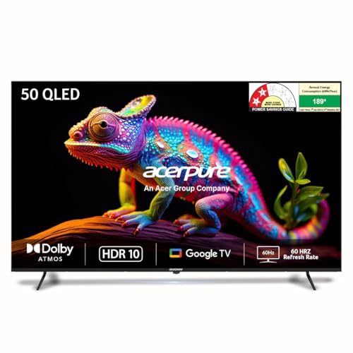 Acerpure 127 cm (50 inch) Elevate Series Ultra HD 4K QLED Smart G...