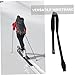 PERSELOSO 4pcs Adjustable Hiking Pole Wrist Straps and Ski Pole Lanyards Walking Stick Accessories for Outdoor Activities Resistant and Comfortable Design