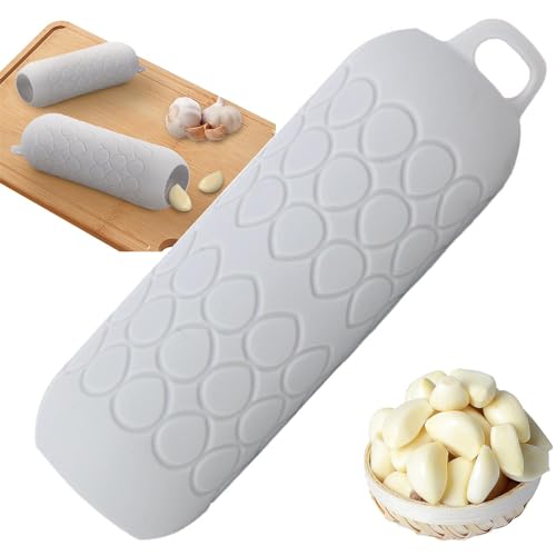 Pelador de ajos de silicona,Pelador de ajos,Removedor de piel de ajo de silicona pequeño - Herramienta de cocina para pelar ajos, dientes de ajo rápidos para pelar, utensilios de cocina para amantes d