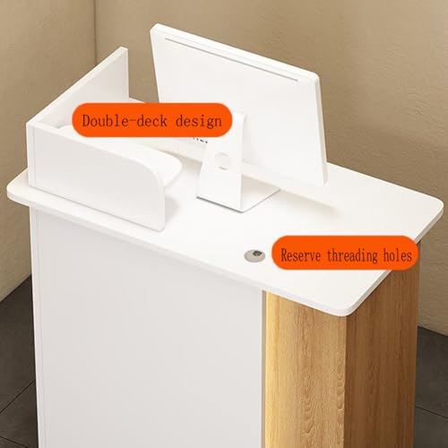 Retailwith - Caja registradora y cierre seguro, mostrador de vestíbulo resistente para tiendas y negocios, diseño moderno para un servicio al cliente eficiente