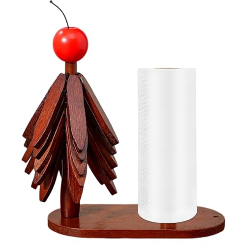 Fruusv Salvamanteles de madera | Tapete aislante plegable estético - con soporte y tapete de papel caliente - para platos, platos, cuencos, bebidas, teteras, mesa de comedor, encimera de cocina, casa