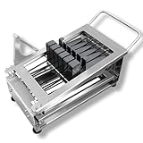 GZPKJ Cortador De Rollos De Sushi, Cortador De Sushi De Acero Inoxidable, Corta Rollos De Sushi De 190 Mm De Largo, Corte Flexible, hasta 10 Rollos a La Vez, para Cortar Jamón, Tofu, Fiambres