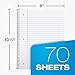 Oxford Spiral Notebooks, 6 Pack, 1 Subject, Wide Ruled Notebooks for School, 8 x 10.5 Inches, 70 Sheets, Assorted Pastel Colors, Back to School Supplies (63757)