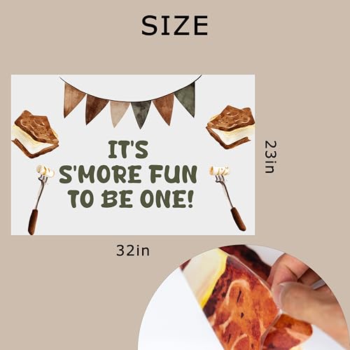 Calcomanía de pared temática camping S'More Fun One miniatura 5