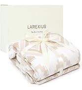 Larexius Boho Chunky Knit Throw Blanket – 51"x67" Cozy & Lightweight (2.09lb) | Perfect for Sofa,...