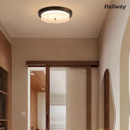 Lampe de plafond verre ondulation eau contre fatigue oculaire
