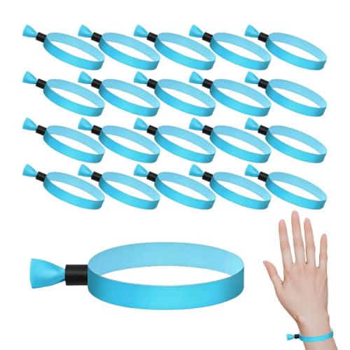 JUGUTA 20 Piezas Pulseras De Tela Personalizadas, Pulseras De Identificación Para Eventos Y Niños