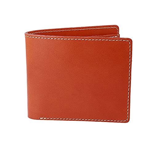 Native Creation 二つ折り財布 本革 栃木レザー レディース メンズ 革 日本製 NC3731 (ORANGE)