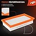 A-Premium Front Engine Air Filter Compatible with Hyundai Accent 2018-2022 & Kia Rio 2018-2023, 1.6L, Replace# 28113H9100, 281138100