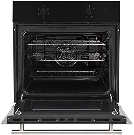 Russell Hobbs 65L, 60cm Wide, Single Electric Fan Oven in Black, RHFEO6502B