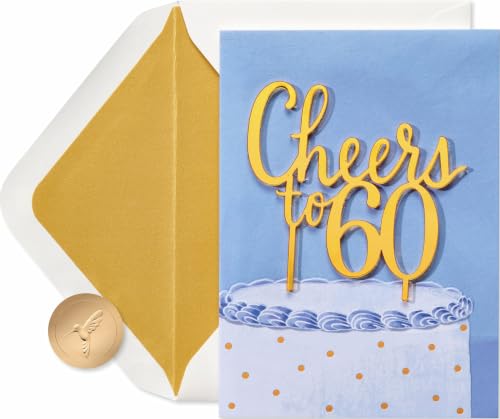 Papyrus 60th Birthday Card (Milestone Birthday)