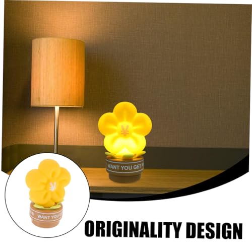 Lámpara de mesa de noche de silicona con luz suave y carga USB miniatura 3