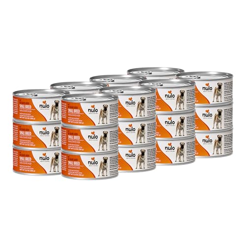 Image of Nulo Small Breed Grain-Free Turkey & Lentils Recipe Adult Wet Canned Dog Food 5.5 Ounce, 24 Cans