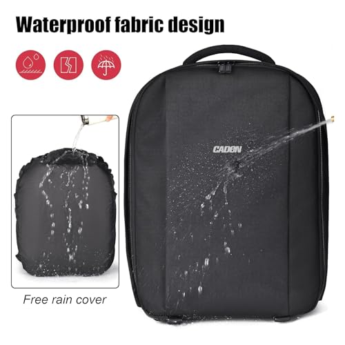 CADeN Camera Backpack Professional DSLR Bag with USB