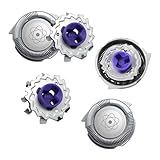 P-BladezTM Replacement Set of 3 for Phillips Norelco HQ8 HQ9 SH50/52 Electric Shaving Head Razor Blades PT720 PT724 PT730 AT810 AT830 HQ6090 7800XL 2000, 3000, 5000, Dual Precision Razor