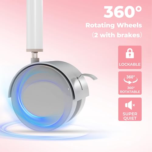 Levede 3-Tier Premium Metal Storage Trolley with Pull-Out Baskets, Narrow Rolling Cart on Wheels for Kitchen, Fruit & Vegetable Organizer, Multifunctional White Shelving Unit - Image 6