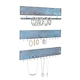 Einfach zu installieren: Mit dem mitgelieferten Montagematerial können Sie sicher sein, dass die Installation dieses Schmuck-Organizers ein Kinderspiel ist! 2 x 4cm-Schrauben und 2 Trockenbau-Dübel pro Stück sind bereits enthalten, sodass Sie ihn im Handumdrehen an der Wand haben. Keine Montage erforderlich.