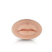 Vista 8 de 9 labios falsos de silicona 3D para práctica de maquillaje, labios de silicona suave, para practicar tatuajes, entrenamiento de pieles