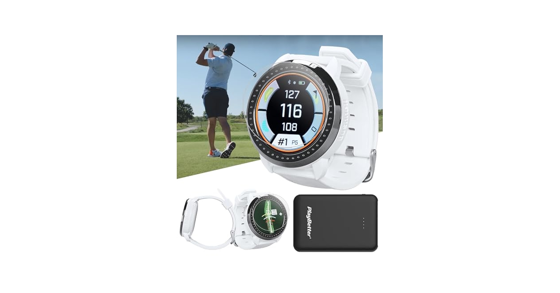 Amazon.com: Bushnell iON Elite (White) Golf GPS Watch