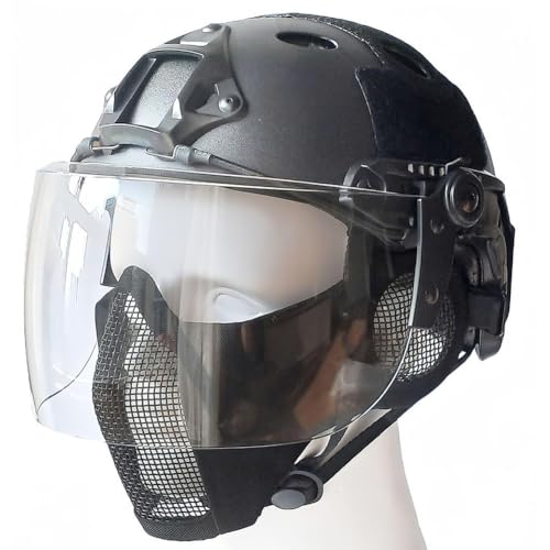 Casque Airsoft PJ Fast avec protection inférieure contre les impacts