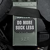 Do More Suck Less PVC Morale Patch – Hook Backed by NEO Tactical