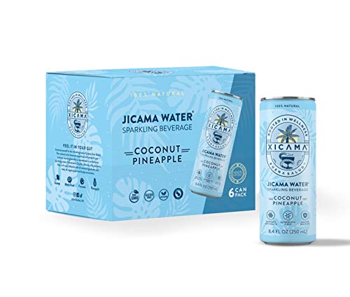 Xicama Sparkling Jicama Water - Coconut Pineapple - R2D - 6 Pck