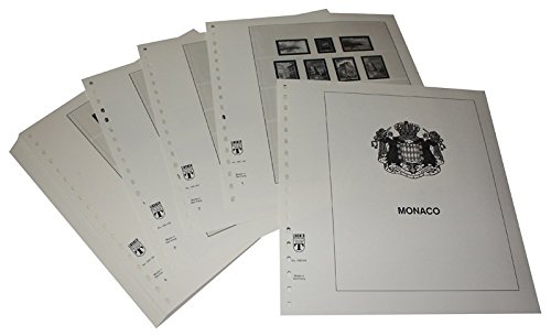Feuilles pré-imprimées Monaco 1946-1959 LINDNER classeur album timbre