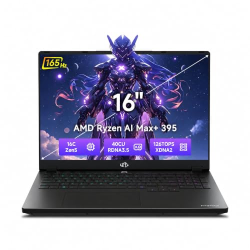 NIMO 2026 16" AMD Ryzen AI Max+ 395 Laptop, 128GB LPDDR5x RAM, 2TB SSD - image 1