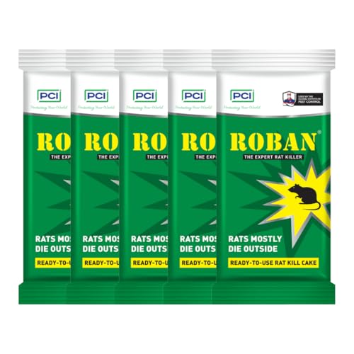 Image of PCI Pest Control Pvt Ltd Roban Cake 100gm | Kills Rats Outdoors in One Feed | Effective Against All Types of Rats (5)