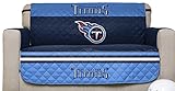 NFL Love Seat Reversible Furniture Protector with Elastic Straps, 75-inches by 88-inches