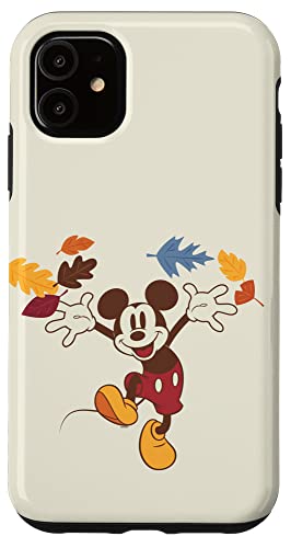 Coque iPhone 11 Mickey Mouse Disney pour l'automne et Thanksgiving