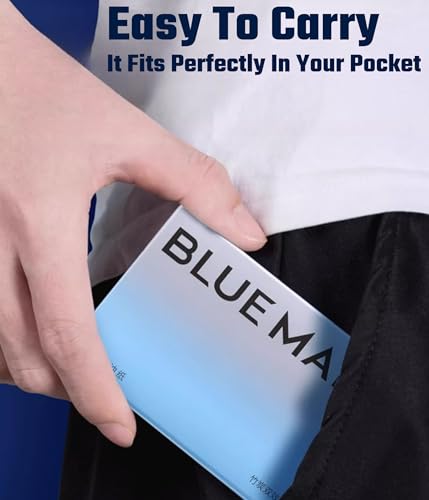 Papel absorvente de óleo facial masculino - 100 peças/pacote - lenços naturais que absorvem óleo par