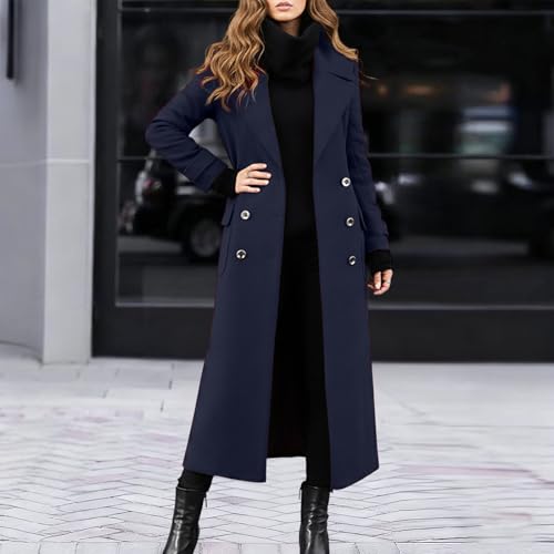 Manteau long d'hiver idéal par temps froid pour vos sorties urbaines chics