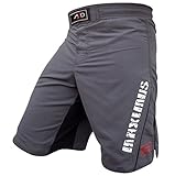 ARD MMA Fight Shorts UFC Cage Fight Clothing Grappling Muay Thai Kick Boxing (grey, xl)