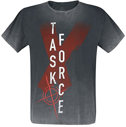 Suicide Squad 2 - Taskforce X Homme T-Shirt Manches Courtes Noir S