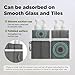 VOGOGE Travel Bottles for Toiletries, TSA Approved Travel Shampoo and Conditioner Bottles with Suction Cups, Gray