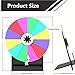 DLOULP Lucky Draws Rotating Wheel Erasable Fortunes Tabletop Prize Turn Plate Easy Assembly Rotating Erasable