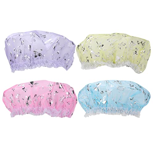 KESYOO 4 whV[Lbv r[j[ ȃV[Lbv wbgTVF[h T pV[Lbv shower cap oXLbv wLbv