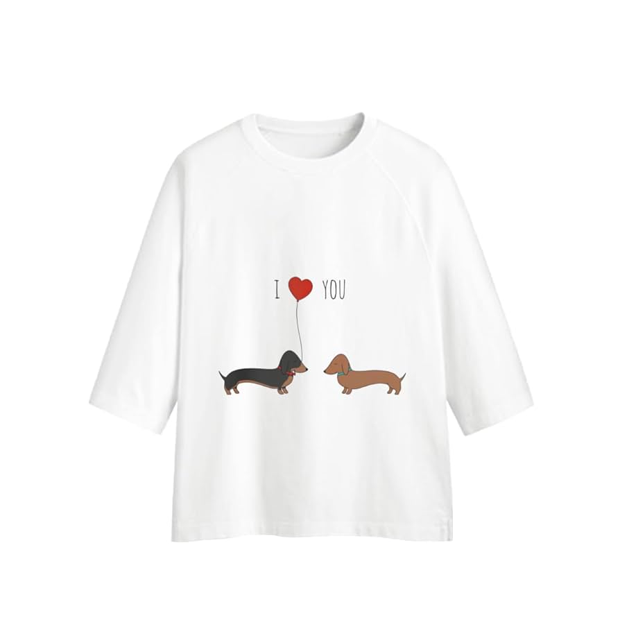 だっくすさん専用 Amazon.co.jp: Tシャツ ダックスフント 犬柄 愛の風船 半袖