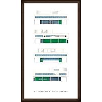 Amazon.co.jp: ポスター ル コルビジェ サヴォア邸 額装品