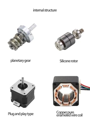 Moteur pas à pas 1.8° 28GP-28ST à engrenage planétaire robuste