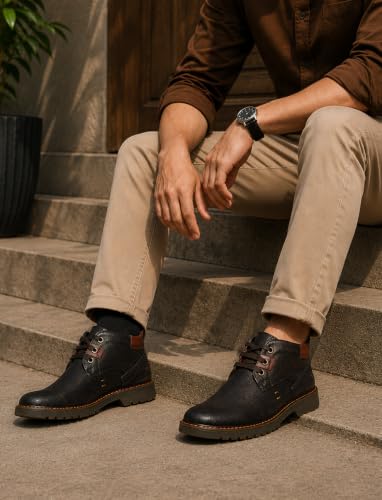 Image of Buckaroo Jaripeo Delmar Premium Vegan Synthetic Tan Casual Shoes for Mens