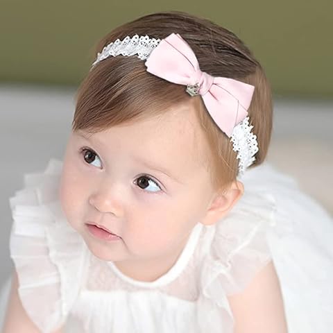 Fashband Baby Mädchen Stirnbänder Rosa Schleife Kleinkind Kopfbedeckung Elastische Neugeborene Haarbänder Niedlicher Haarschmuck Cover